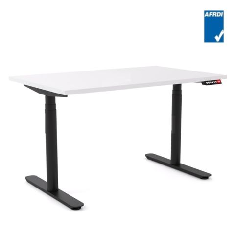 Agile Motion+ Sit/Stand Desk RL 1500x800mm Blk L1