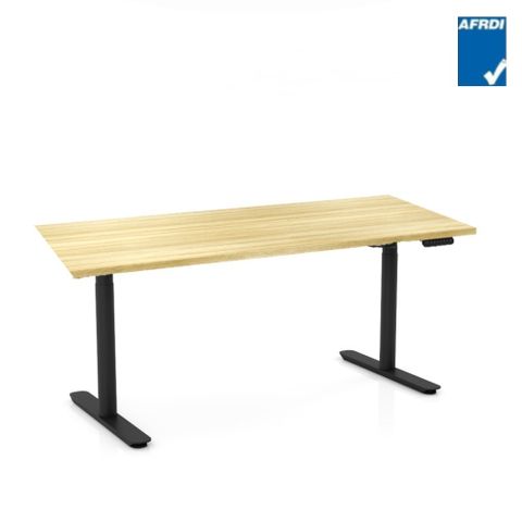 Agile Motion+ Sit/Stand Desk RL 1800x600mm Blk L2