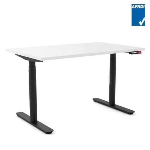 Agile Motion+ Sit/Stand Desk RL 1800x800mm Blk L1