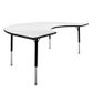 Jellybean Table L1800xD1180xH500-750mm.Height Adjustable Boxed