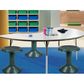 Jellybean Table L1800xD1180xH500-750mm.Height Adjustable Boxed