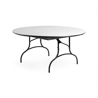 Mitylite Folding Banquet table 1675mm diam. Grey/Black Fr
