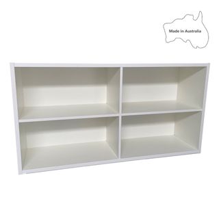 Bookcase Pigeonhole 4Hole L1440xH750xD400mm Solid Back L1