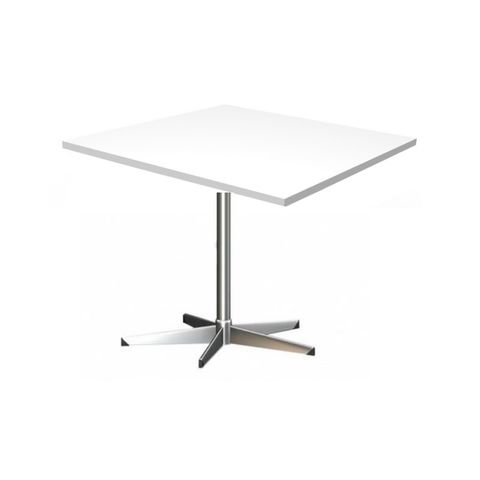 Table Square Top 1000x1000mm with Zurich 5 way Centre Pedestal Base