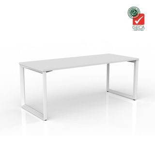 Anvil Desk Fixed height 1200x600mm White Fr/White top