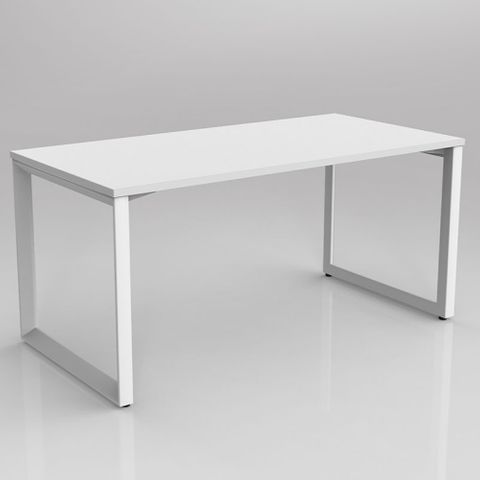 Anvil Desk Fixed height 1200x600mm White Fr/White top