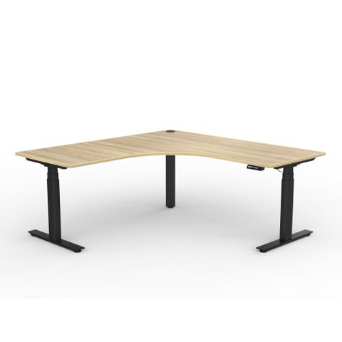 Agile Motion+ Corner Workstation - Square Legs