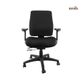 Ergo Synchro HB Standard Seat with Arms SS Black 160kg