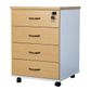 Logan Mobile Pedestal Range - 4Small Drawers