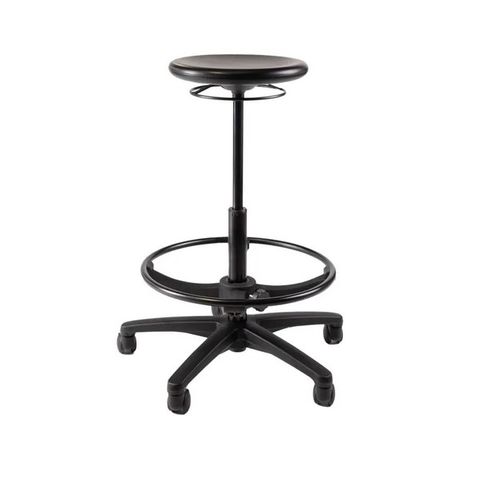 Lab 100 Drafter Stool PU Seat  270gas Footring 135kg