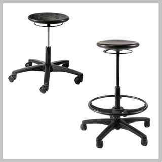 Lab 100 Task Stool PU Seat  140gas 135kg