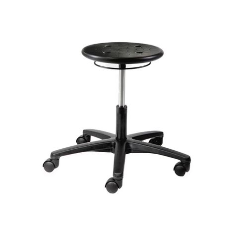 Lab 100 Task Stool PU Seat  140gas 135kg