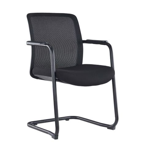 Galaxy Cantilever Mesh Back Vis Black frame