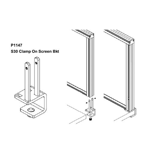 S30 Clamp on Screen Bracket