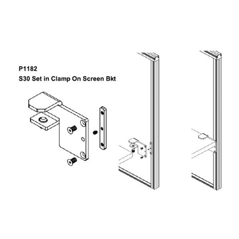 S30 Set in Clamp on Screen Bracket