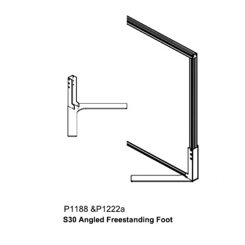 S30 Angled Freestanding Foot