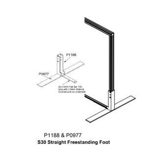 S30 Straight Freestanding Foot