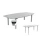 Arise Electric Meeting Table 2400x1200mm White/ L1