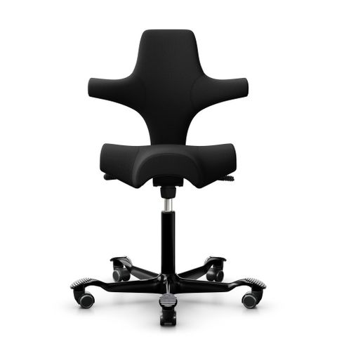 Hag Capisco 8106 Saddle Seat Task Chair F2: Black/Black Fr