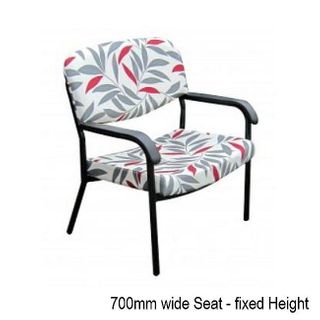 Bariatric Chair Extrawide 700 Fixed Height 250kg Vinyl
