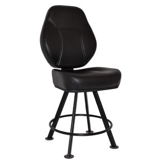 Ca Gaming Stool 4 leg  Black PU.  180kg