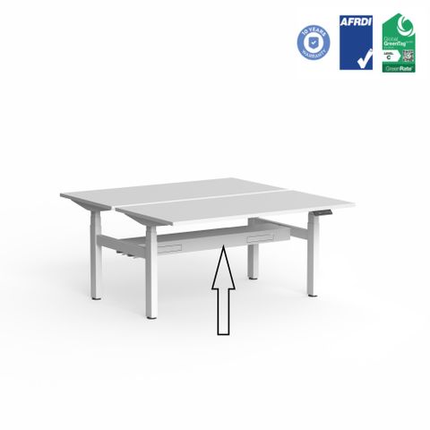 Klass Cable Management Tray Ext Double 1500-1800mm