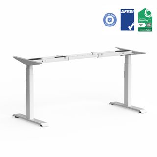 Klass Electric Desk Frame D700-900, L1200-1800mm Wht