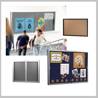 Sliding Glass Door Cork Display Case 1200 x 900