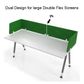 Hush Double Flex  Desk Top Dividers - 18mm