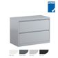 Steelco Lateral Filing Cabinet - W915xD463mm