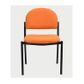 Maddison Visitor Chair, 4 Leg, Round Back, No Arms 150kg