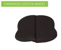 Coccyx cushion. Standard cover Black