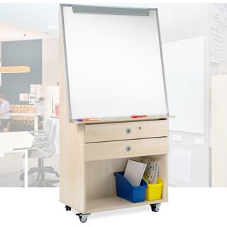 Read Write Store Centre 1580x800x475mm White Oak