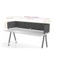 Hush Double Flex  Desk Top Dividers - 18mm