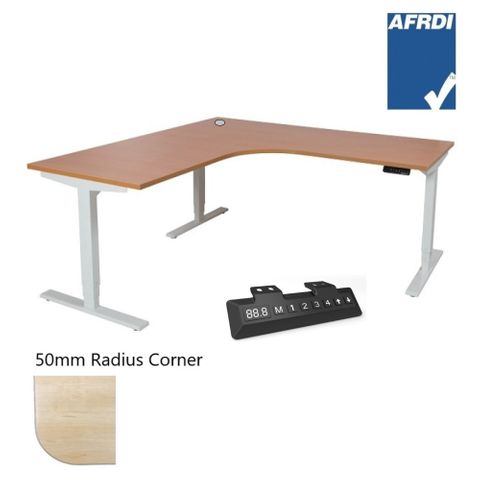 Vertilift Electric CWS 2000x1700x750mm 2P 3Leg Wht L2 RAD CMH