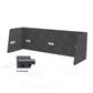 Hush Privi Double Flex Desk Hung Screens - 18mm