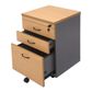 Rapid Worker Mobile Pedestal 2 Small + 1File Drawers Locking