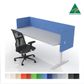 Hush Privi Double Flex Desk Hung Screens - 18mm
