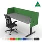 Hush Privi Double Flex Desk Hung Screens - 18mm
