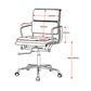 PU900 Medium Back Executive Chairs - 120kg