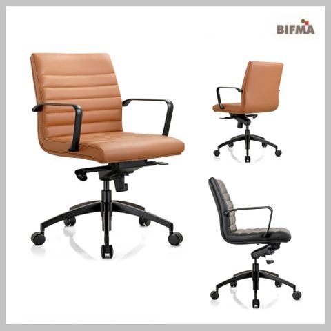 Addison MB Executive Chair with Arms 110kg Black