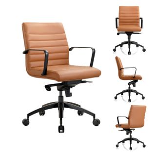 Addison MB Executive Chair with Arms 110kg Tan