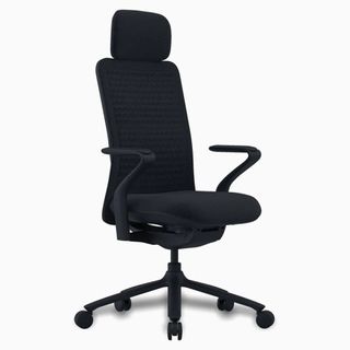 Fuse Synchron Mesh Back w/Headrest/Arms 135kg Midnight Black