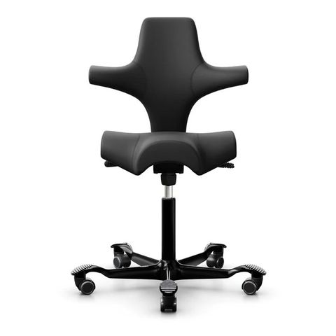 Hag Capisco 8106 Saddle Seat Task Chair F3: Blackvinyl /Black Fr