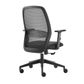 Santa Mesh BackTask Chair Adj Arms 120kg Black