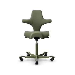 Hag Capisco 8106 Saddle Seat Task Chair F4: Green/Moss Green Fr