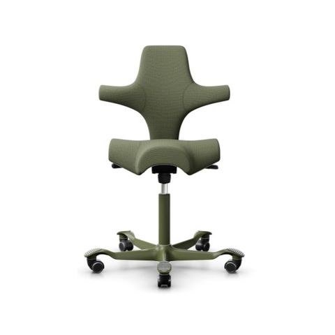 Hag Capisco 8106 Saddle Seat Task Chair F4: Green/Moss Green Fr