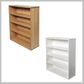 Rapid Span Bookcase H1200xW900xD315mm White or Beech