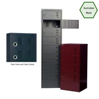 Laptop Locker wVents 6 Tier H1440xW475xD450mm PC