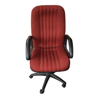 #210566 Secondhand Exec Chair Arms Fab:Rust